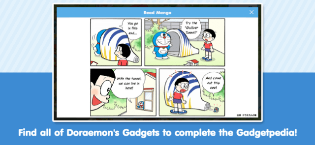 Tìm các đồ vật thần kỳ của Doraemon để hoàn thành Gadgetpedia