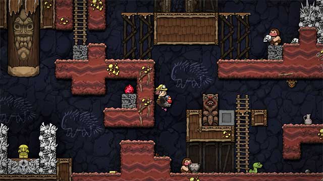 Spelunky 2 là game hành động đi cảnh cực dễ thương