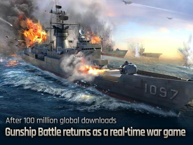 Tham gia cuộc chiến tranh khốc liệt, hấp dẫn và chân thực trong Gunship Battle Total Warfare