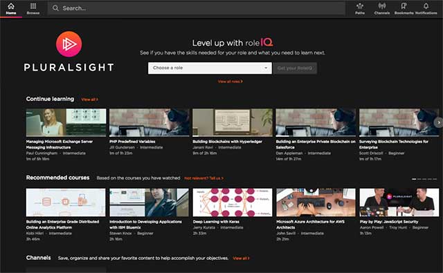 Pluralsight là một trong những nền tảng học lập trình online tốt nhất