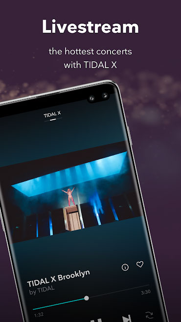 Livestream trên TIDAL Music 
