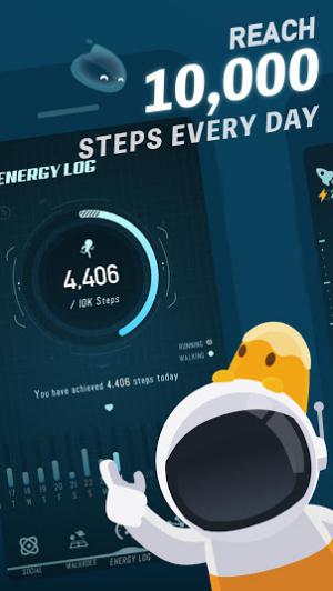 Walkr khuyến khích bạn đi bộ để khám phá thiên hà trong game