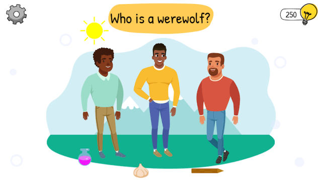 Quan sát và tìm bằng chứng để tìm ra câu trả lời cho các câu hỏi xoắn não trong Who is? 