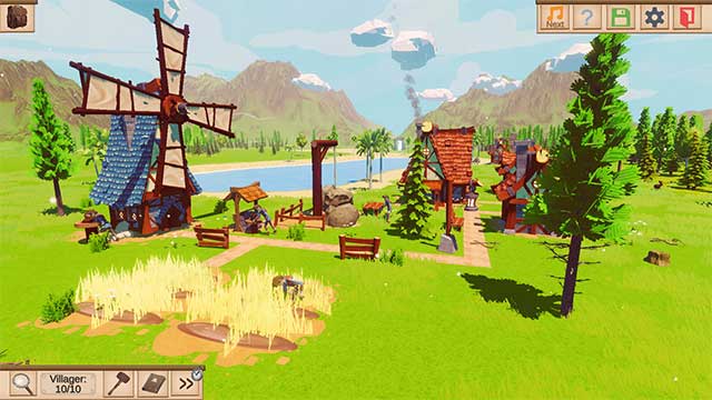 Bản đồ được thiết kế ngẫu nhiên trong một thế giới tươi đẹp