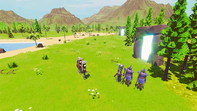 Trực tiếp điều khiển từng người dân hoặc binh lính