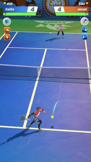 Trở thành tay vợt chuyên nghiệp trong game Tennis Clash