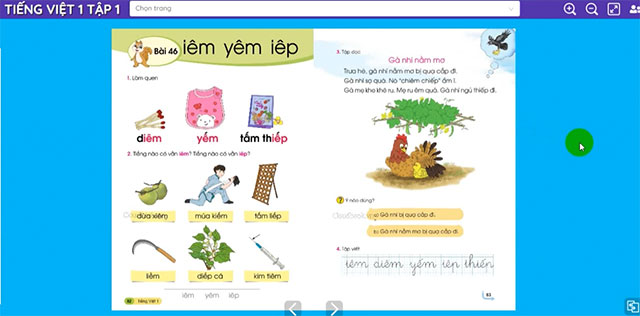 Làm bài tập Tiếng Việt