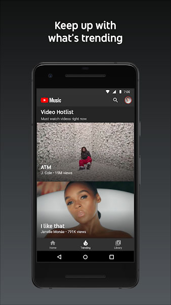 Cập nhật xu hướng nhạc mới với YouTube Music