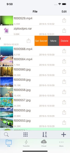 Zip-Rar Tool hỗ trợ bảo mật ảnh, video...