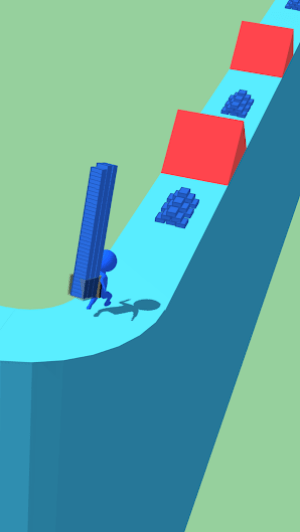 Stair Run là game hành động chạy kết hợp thu thập gạch thú vị