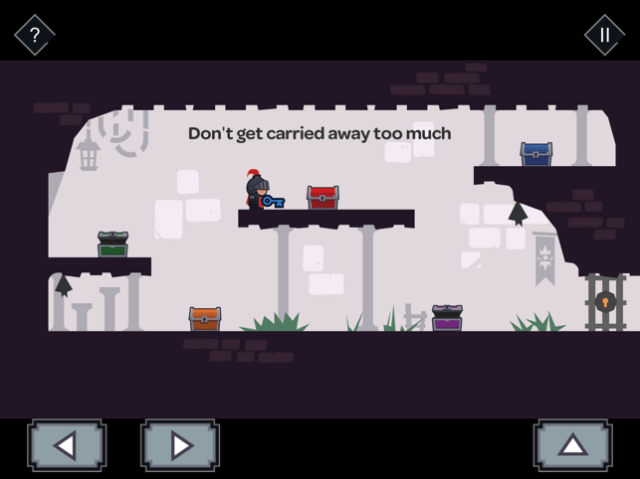 Trở thành hiệp sĩ và phiêu lưu để cứu công chúa trong game Tricky Castle