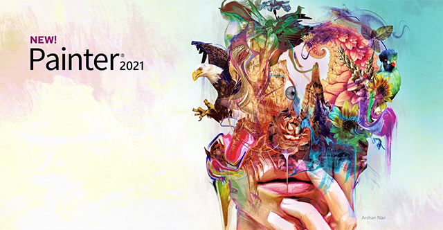 Corel Painter 2021 cải tiến hiệu năng, AI, layer, bút vẽ và nhiều hơn thế