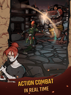 Hành động chiến đấu thời gian thực trong game game Demon Blade 