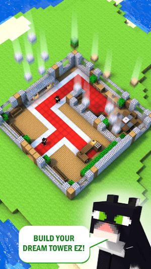 Xây nên tòa tháp mơ ước của bạn trong game Tower Craft 3D