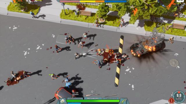 Chiến đấu chống lại zombie để đến được nơi an toàn trong game 10 Miles To Safety