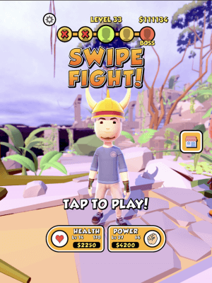Swipe Fight là game hành động chiến đấu đối kháng vui nhộn
