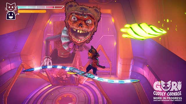 Gori: Cuddly Carnage là game chặt chém mang đậm không khí Halloween