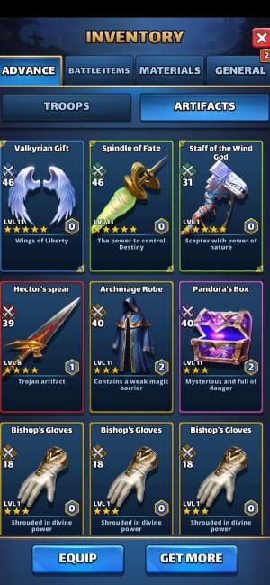 Các trang thiết bị mạnh mẽ