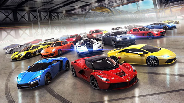 Dàn siêu xe đến từ rất nhiều thương hiệu lớn thế giới của game Asphalt 8