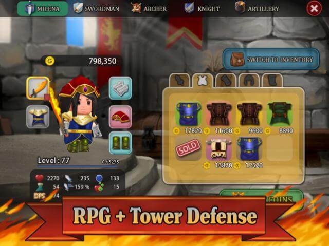 Demonrift TD kết hợp giữa lối chơi nhập vai và thủ thành