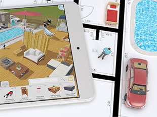 Thiết kế nhà trên iPad