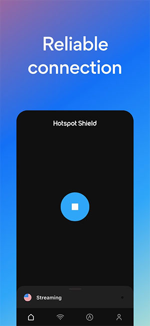 Kết nối tin cậy với HotspotShield VPN