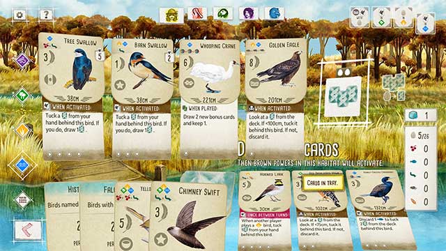 Wingspan là game thẻ bài kết hợp chiến thuật về các loài chim