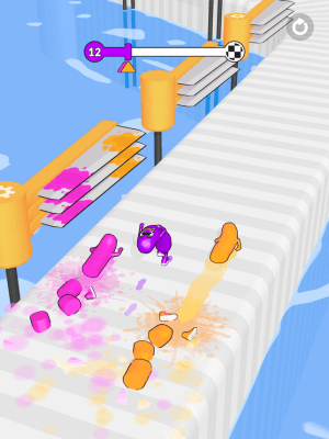 Tham gia cuộc thi chạy vui nhộn trong game Doodle Run 3D