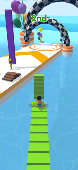 Thu thập gạch và chạy đường tắt vui nhộn trong game Shortcut Run 