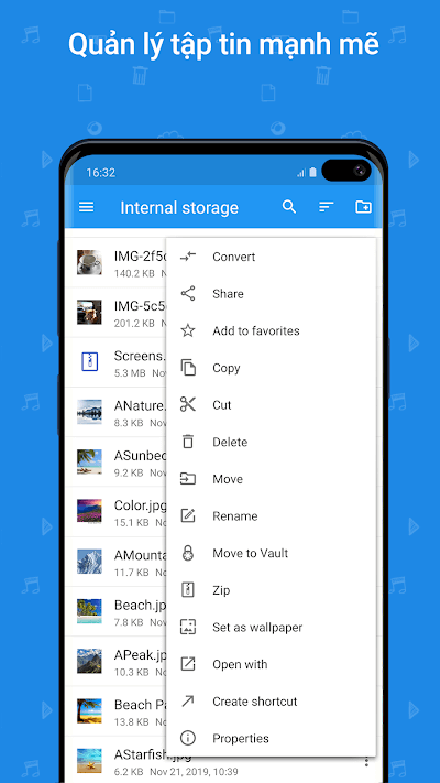 File Commander quản lý tập tin trên Android