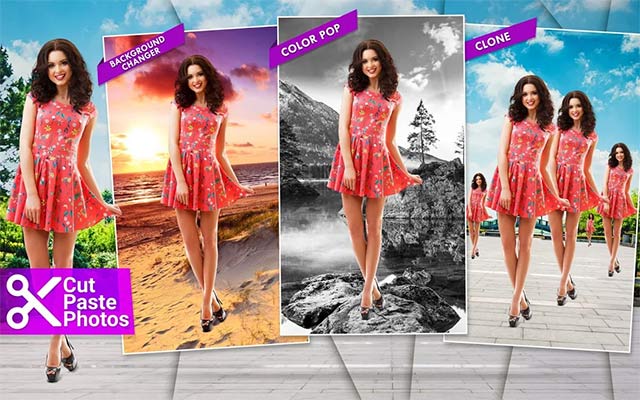 Cut Paste Photos for Android là app ghép ảnh, sửa ảnh sáng tạo