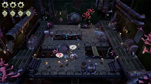 Nếu vào vai Mutineer, hãy tìm cách phá hoại tàu trong khi vờ tương tác với các kỹ sư