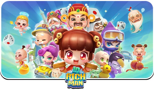 Dàn nhân vật đa dạng, luôn đổi mới trong RichMan 10 game