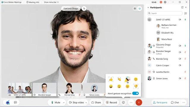 Cisco Webex Meetings 40.11 cải thiện trải nghiệm trước và trong cuộc họp trực tuyến