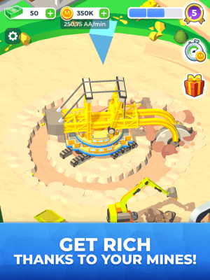 Làm giàu từ việc khai thác mỏ trong game Mining Inc