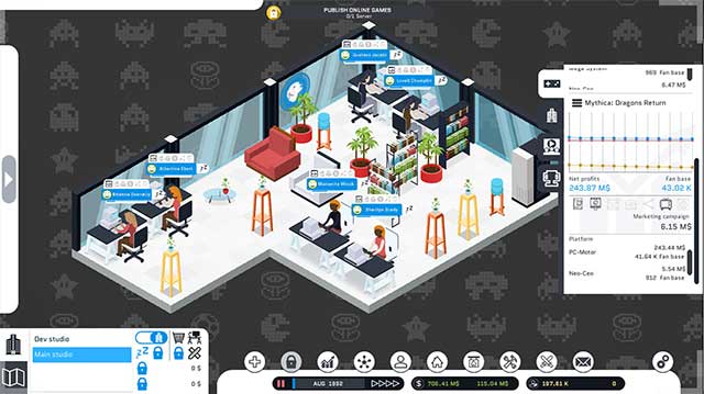 Phát triển và quản lý một cửa hàng video game