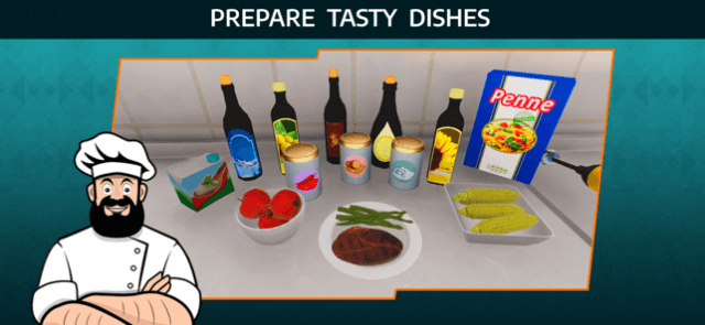 Chuẩn bị các nguyên liệu để chế biến món ăn của bạn trong game Cooking-Simulator