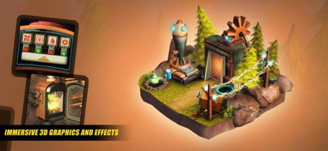 Game Tiny Robots Recharged có nghệ thuật 3D và hiệu ứng ấn tượng