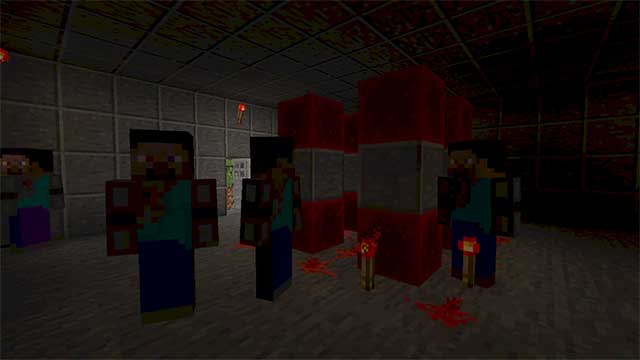 Nuggets Dungeons Mod cũng đi kèm với các thực thể đáng sợ để bạn đối phó