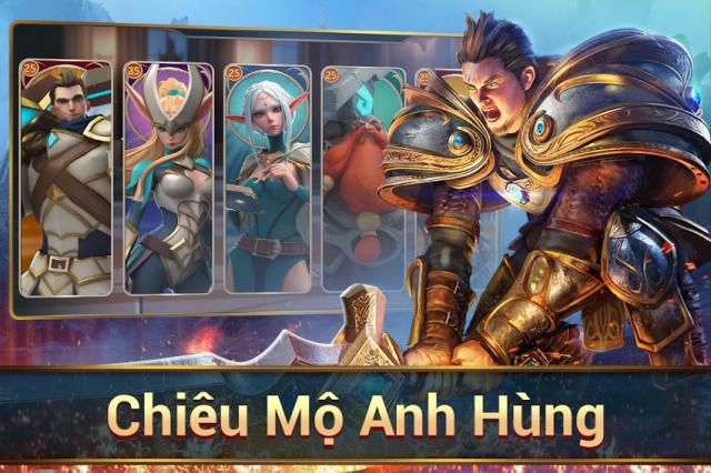 Chiêu mộ những anh hùng huyền thoại vào đội quân của bạn