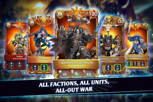 Xây dựng một đội quân thẻ bài mạnh mẽ và đem đi chiến đấu trong Warhammer Combat Cards