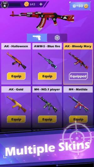 Nhiều skin cực ngầu cho súng