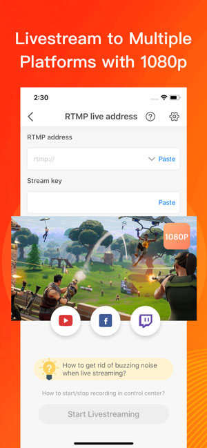 Livestream chất lượng cao