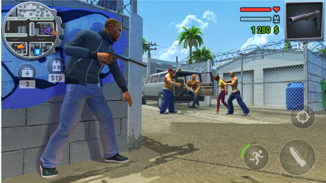 Tham gia các cuộc đấu súng và thanh trừng băng đảng trong game Gangs Town Story