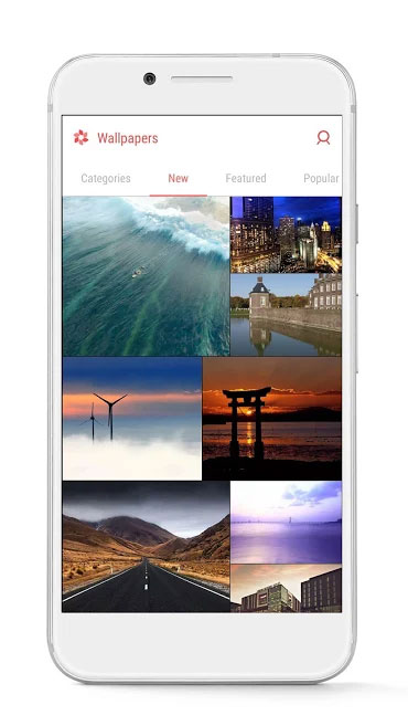 GO Launcher cung cấp kho hình nền phong phú