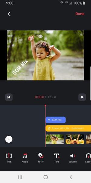 Chỉnh sửa từng phần video