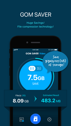 GOM Saver giúp giải phóng dung lượng của bạn tối ưu