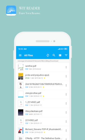 Wit Reader là trình đọc sách điện tử miễn phí 