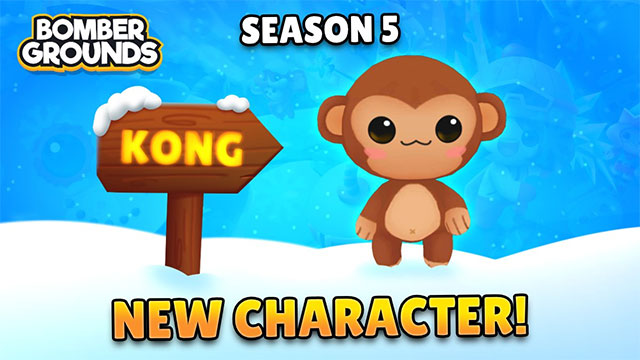 Khám phá Bombergrounds: Battle Royale Season 5 chủ đề mùa đông lạnh giá