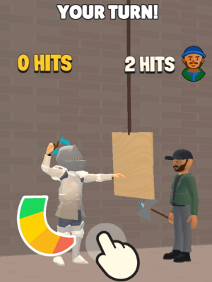 Thi đấu với thợ rèn khác trong game Blade Forge 3D 